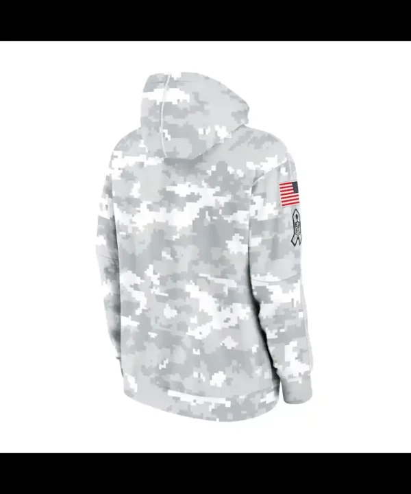 Arctic Camo Minnesota Vikings Salute to Service Hoodie