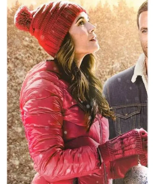 The Christmas Promise Torrey DeVitto Puffer Coat