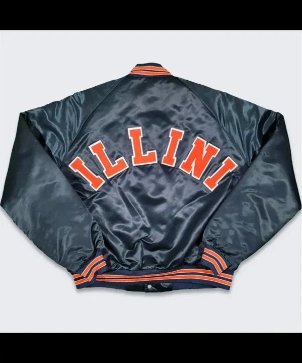 80’s Illinois Ilini Bomber Jacket