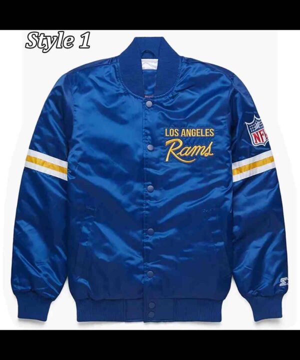 LA Rams Starter 90’s Royal Blue Jacket