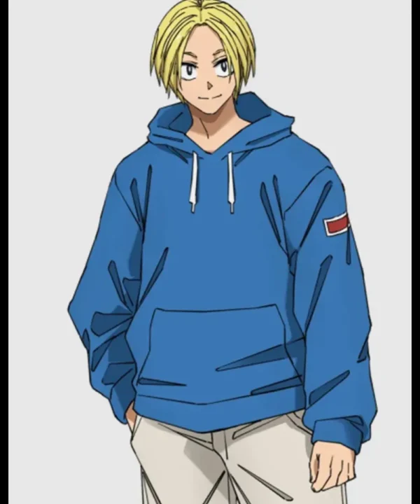 Shin Sakamoto Days Blue Hoodie