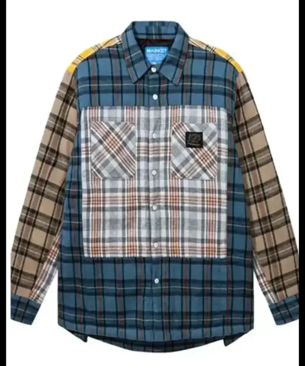 The Sex Lives of College Girls S03 Max Plaid Cotton Shirt