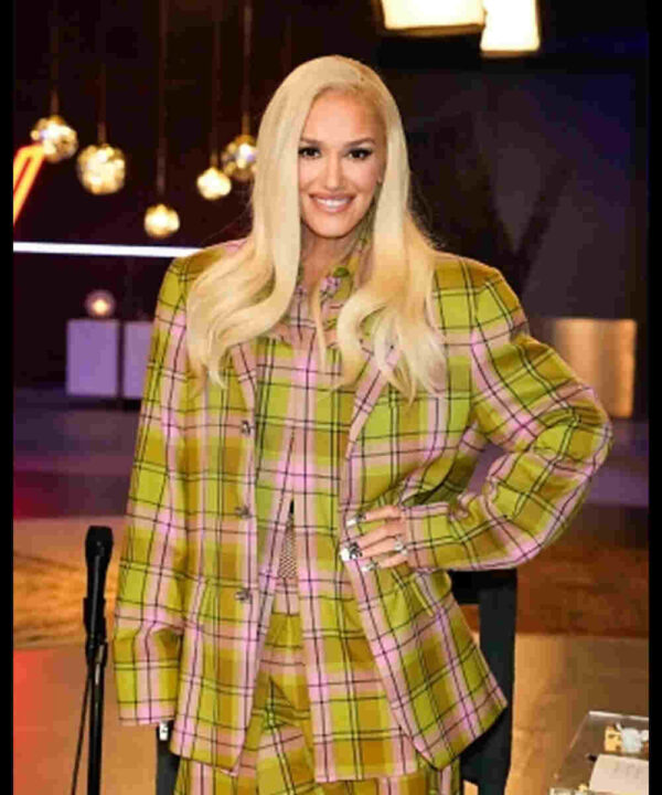 Gwen Stefani The Voice S26 Plaid Suit