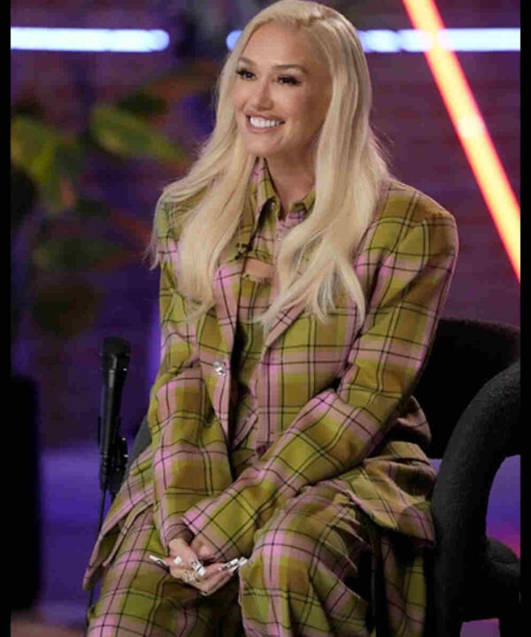 Gwen Stefani The Voice S26 Plaid Suit