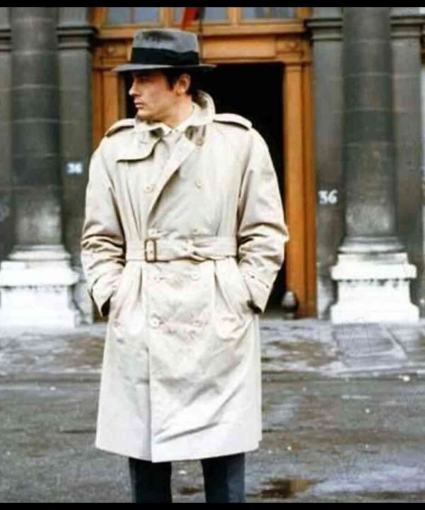 Alain Delon Le Samourai Double Breasted Coat