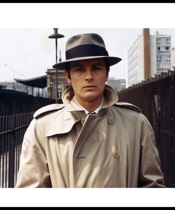 Alain Delon Le Samourai Double Breasted Coat