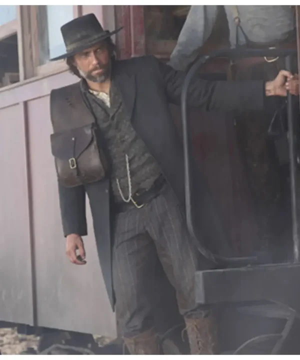 Anson Mount Hell on Wheels Black Wool Coat