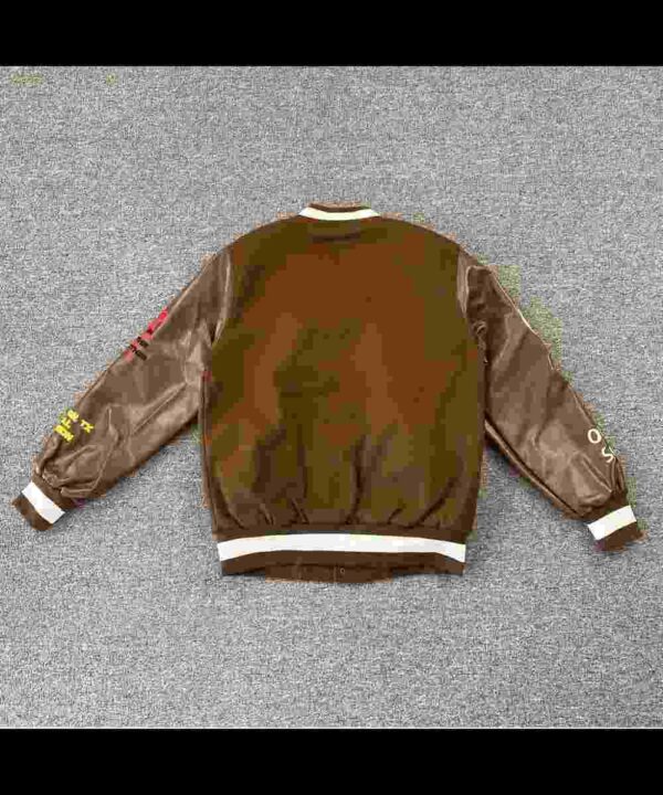 Astro World Brown Varsity Jacket