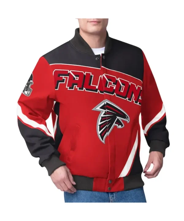 Atlanta Falcons Maximum Racing Red Jacket