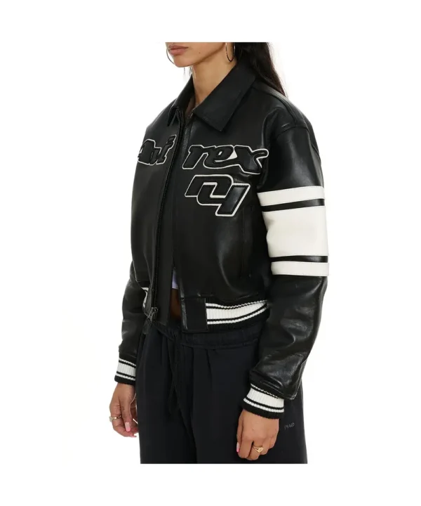 Avirex N4 Cropped Leather Jacket