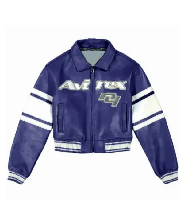 Avirex N4 Cropped Leather Jacket