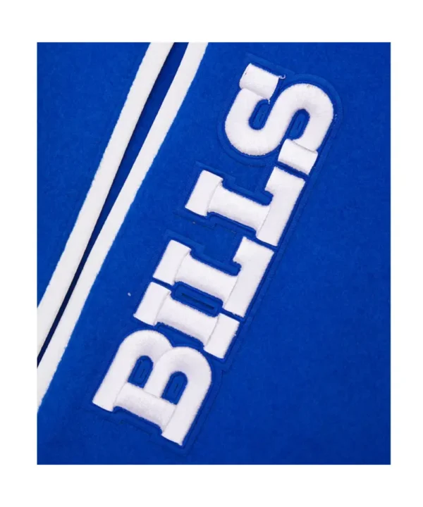 Buffalo Bills Mashup Rib Varsity Wool/Leather Jacket