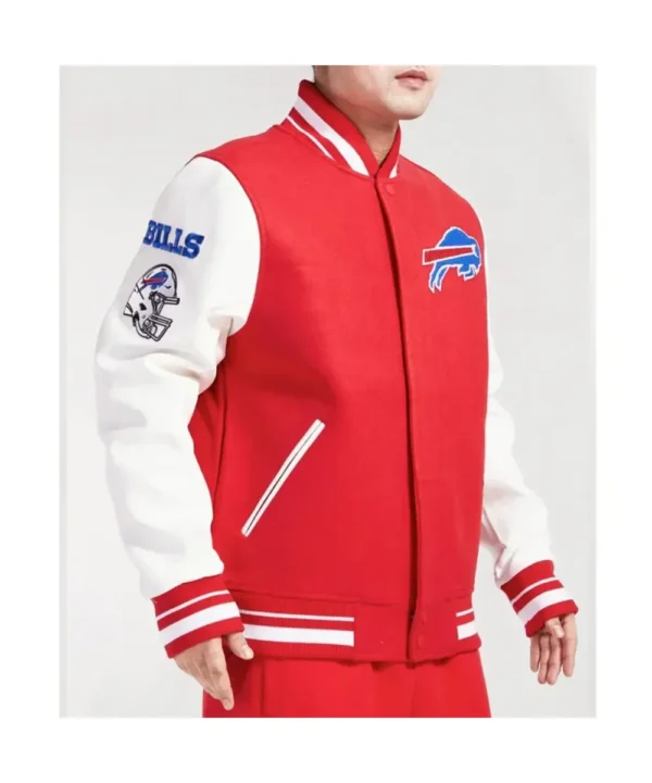 Buffalo Bills Old English Classic Rib Varsity Jacket