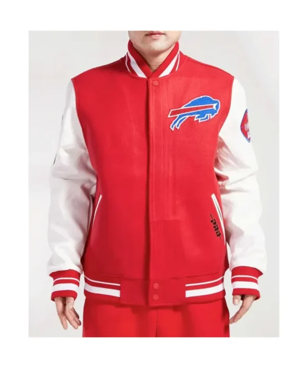 Buffalo Bills Old English Classic Rib Varsity Jacket