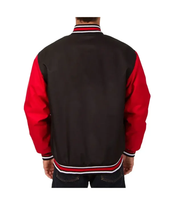 Carolina Hurricanes Black and Red Poly-Twill Jacket