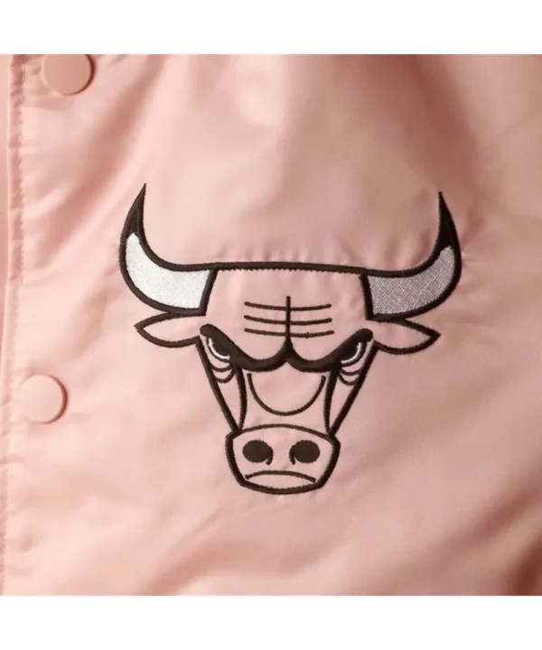 Chicago Bulls Pink Satin Jacket