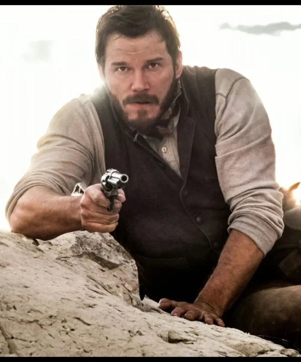 Chris Pratt The Magnificent Seven Suede Vest