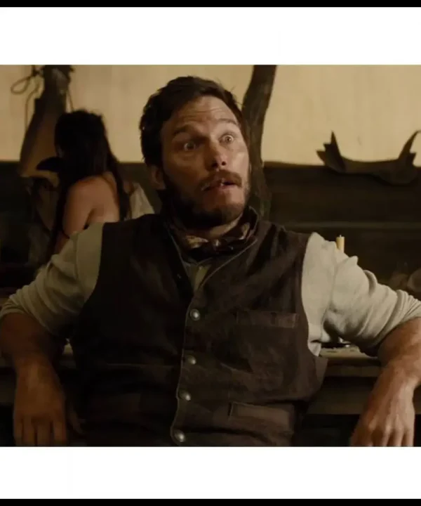 Chris Pratt The Magnificent Seven Suede Vest