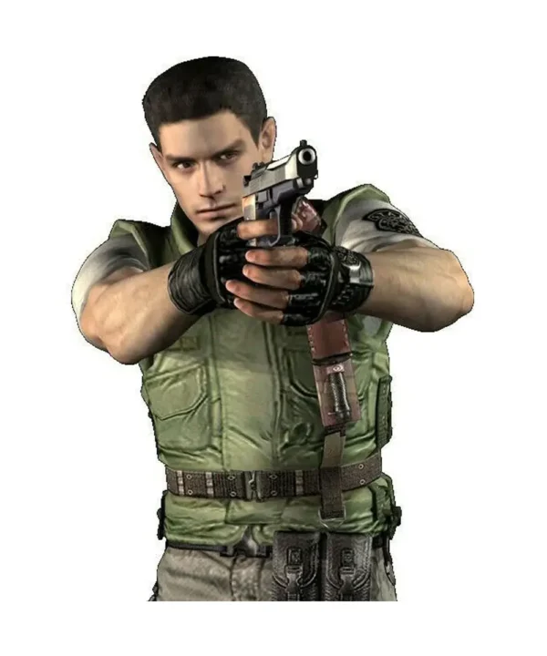 Resident Evil Chris Redfield Stars Green Vest