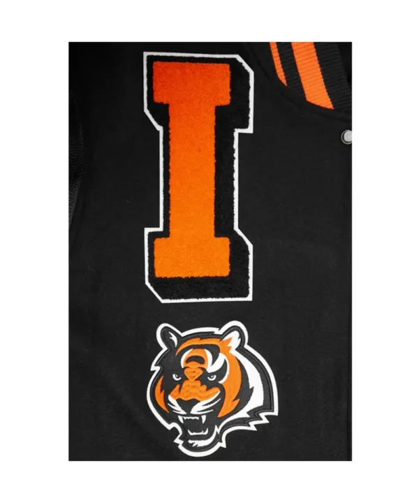 Cincinnati Bengals Mashup Rib Varsity Wool/Leather Jacket