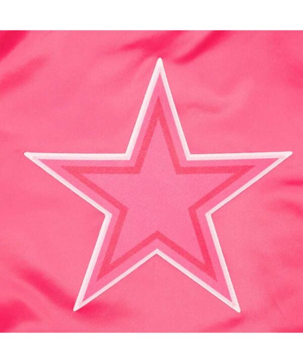 Dallas Cowboys Triple Pink Satin Jacket