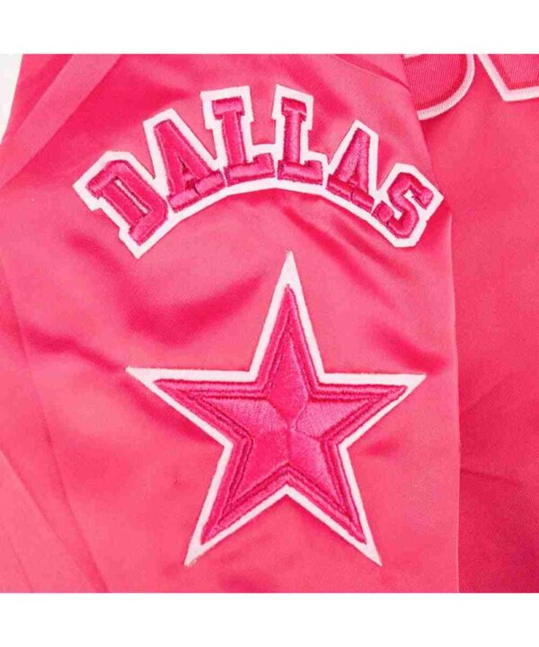 Dallas Cowboys Triple Pink Satin Jacket