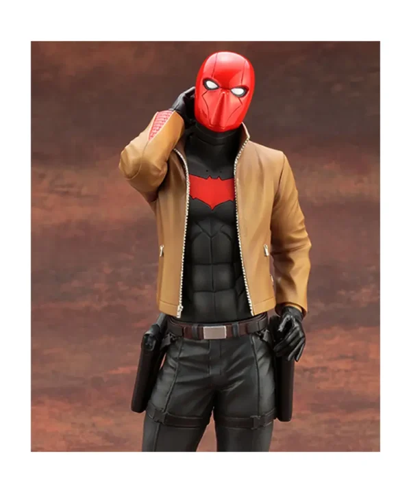 Red Hood Batman Robin Jason Todd Leather Jacket