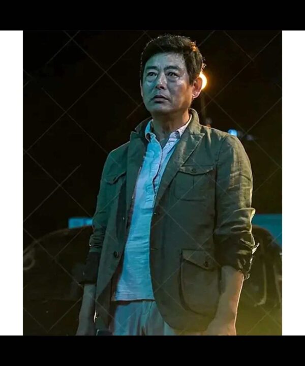 Dong-il Sung Project Wolf Hunting Cotton Green Jacket