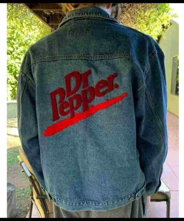 Blue Dr. Pepper Denim Jacket