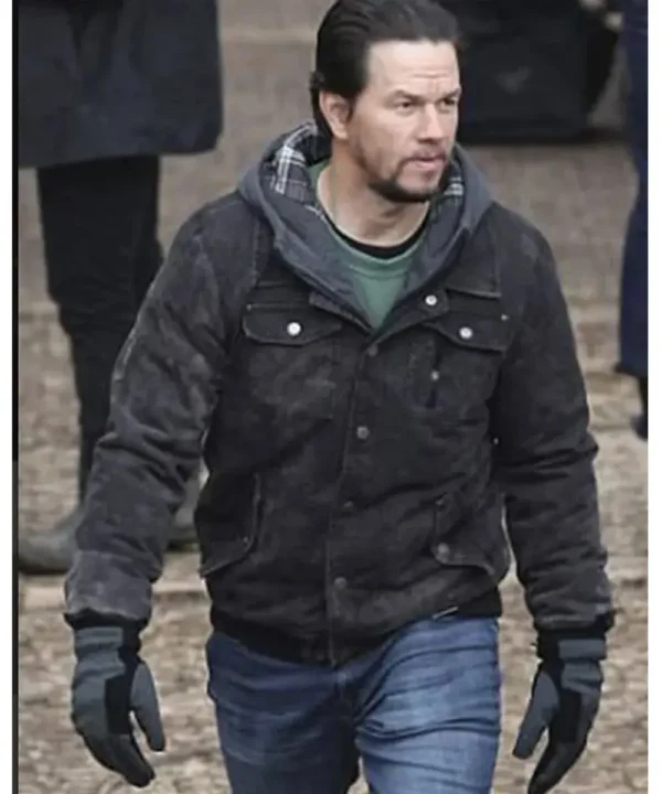 Mark Wahlberg Daddy’s Home 2 Suede Leather Jacket