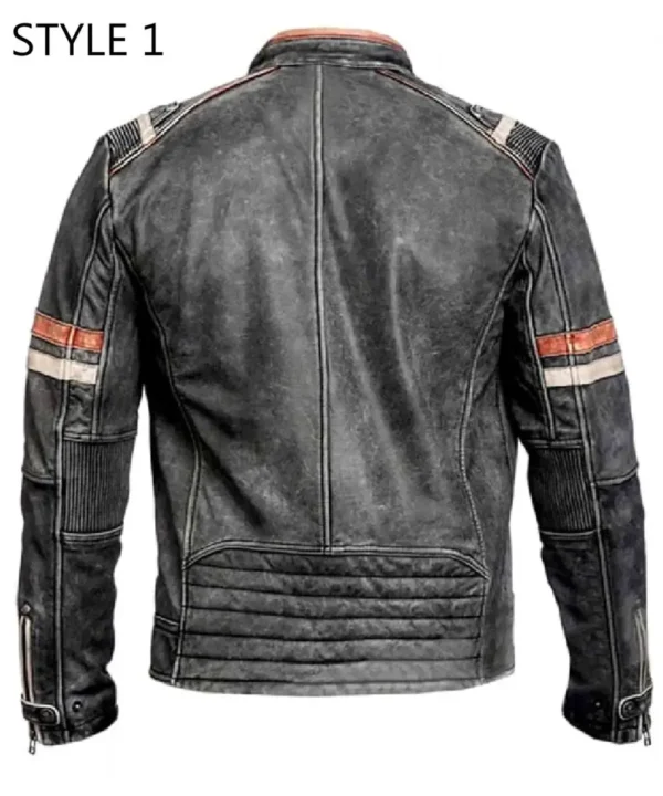 Will Ferrell Eurovision Cafe Racer Leather Jacket