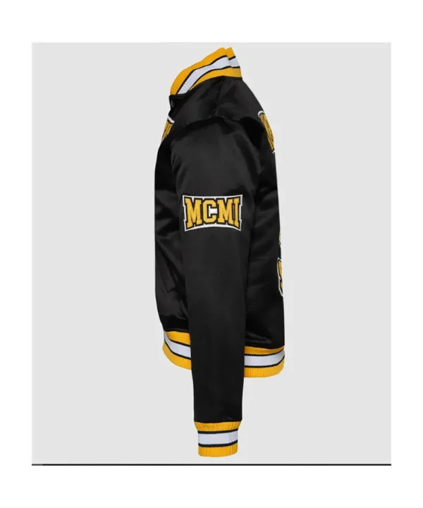 Men’s Grambling State Tigers Black Satin Jacket