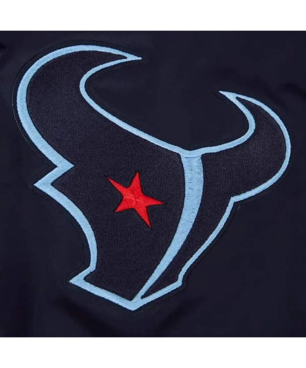 Houston Texans H-Town Navy Satin Jacket