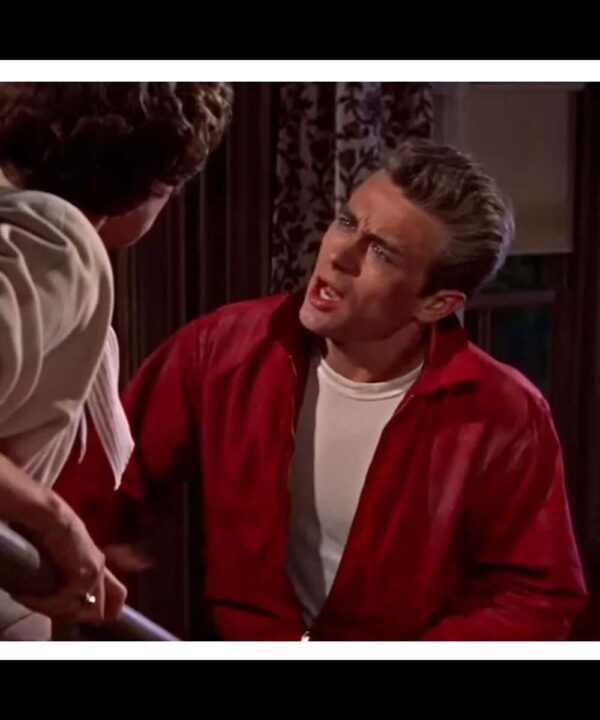 James Dean Rebel Without a Cause Red Cotton Jacket