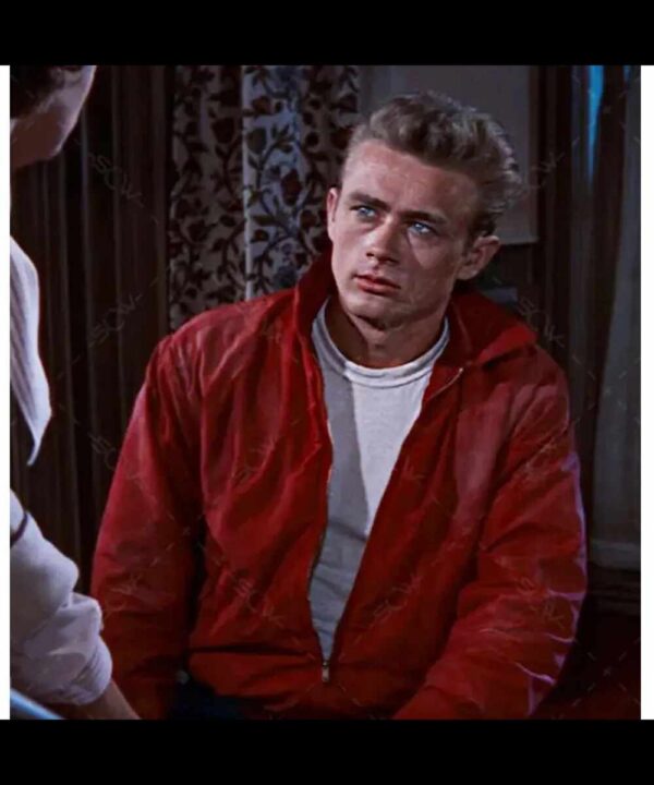 James Dean Rebel Without a Cause Red Cotton Jacket