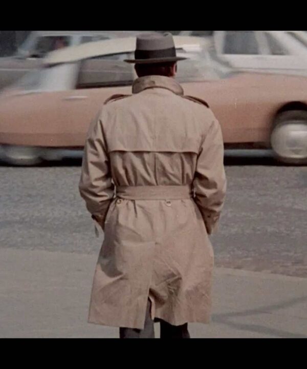 Alain Delon Le Samourai Double Breasted Coat