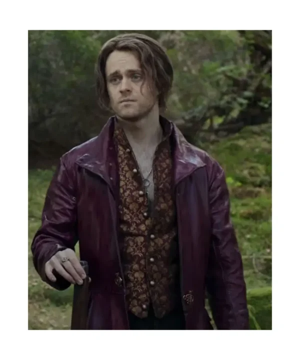 The Witcher Joey Batey Maroon Coat