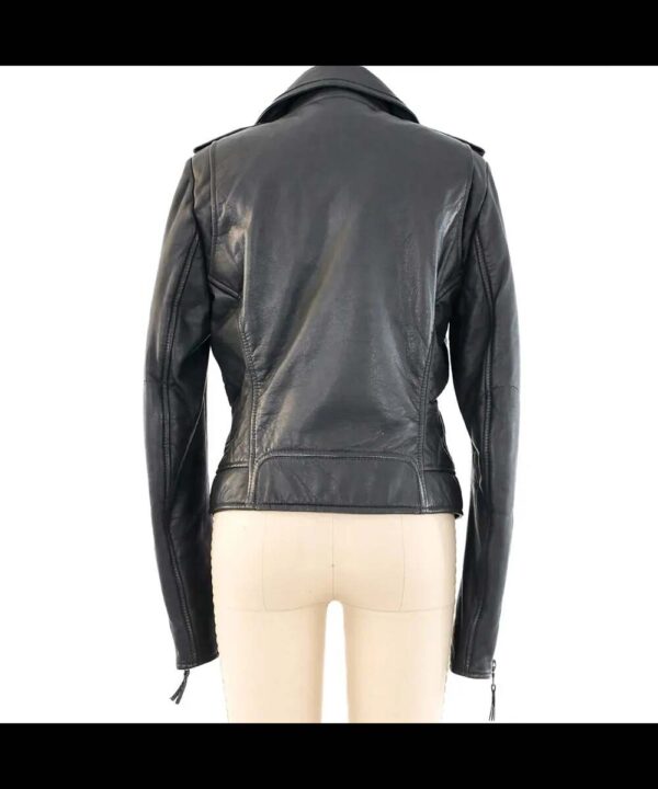 Kris Jenner KUWTK Season 9 Gray Leather Jacket