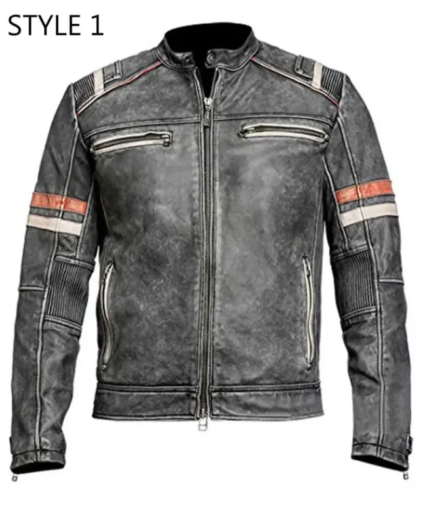 Will Ferrell Eurovision Cafe Racer Leather Jacket