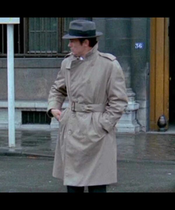 Alain Delon Le Samourai Double Breasted Coat