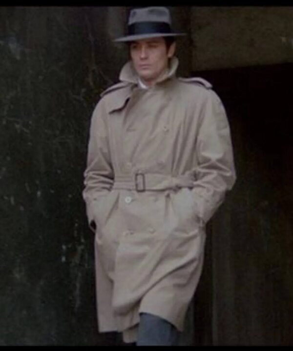 Alain Delon Le Samourai Double Breasted Coat