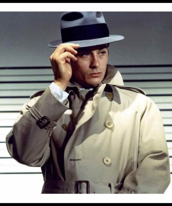 Alain Delon Le Samourai Double Breasted Coat