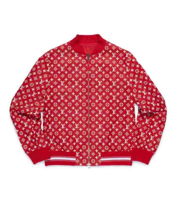 Louis Vuitton Supreme LV Baseball Varsity Jacket