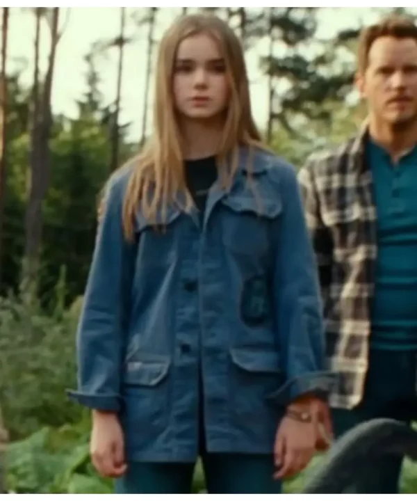 Jurassic World Dominion Isabella Sermon Denim Blue Jacket