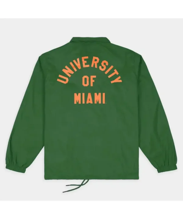 Miami Hurricanes Classic U Logo Coaches Jacket