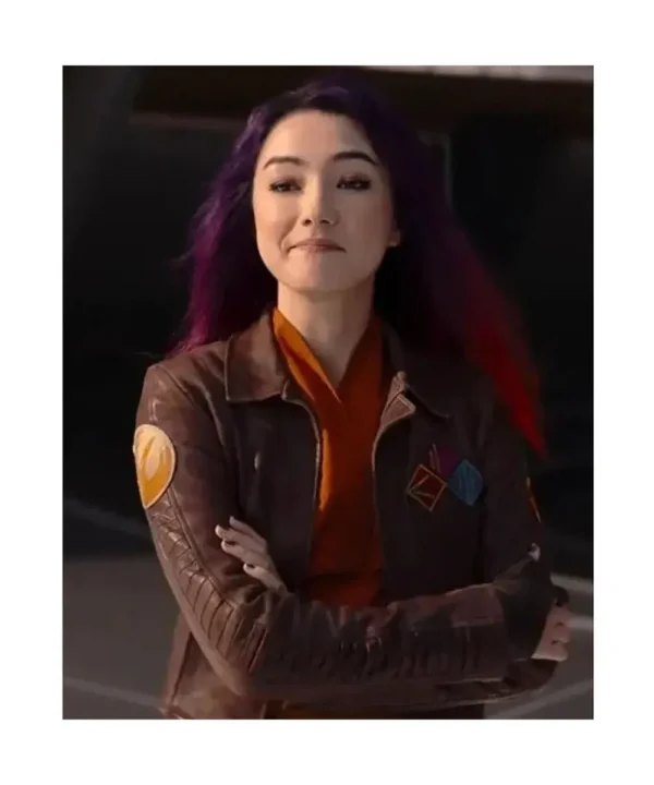 Natasha Liu Bordizzo Ahsoka Leather Jacket