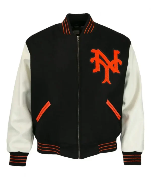 NY Giants 1951 Letterman Black and White Jacket