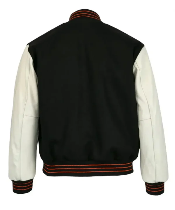 NY Giants 1951 Letterman Black and White Jacket