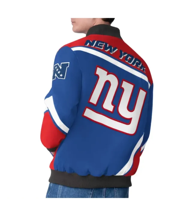 NY Giants Maximum Racing Royal Jacket