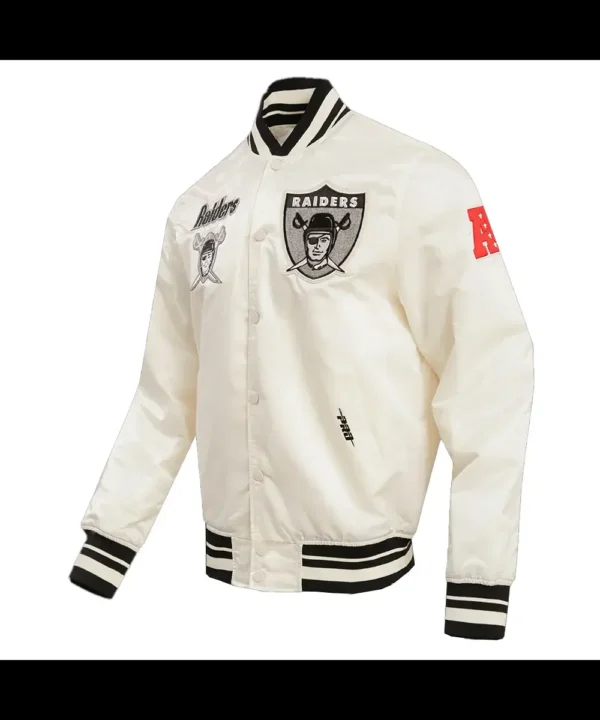 Oakland Raiders Retro Classic Rib Jacket